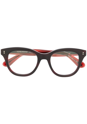 Oliver Peoples Netta square-frame glasses - Red