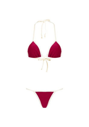 Amir Slama x Jade Picon tie-fastening bikini - Red