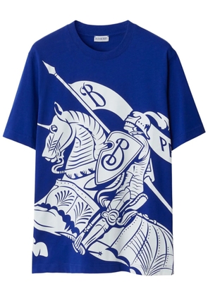 Burberry EKD-print cotton T-shirt - Blue