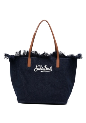 MC2 Saint Barth City logo-embroidered tote bag - Blue