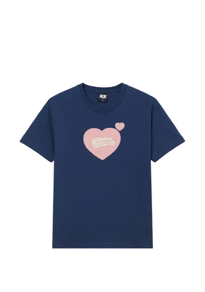 FINGERCROXX heart graphic T-shirt - Blue