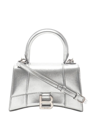 Balenciaga Pre-Owned 2010-2026 Metallic Calfskin Hourglass XS satchel - Silver