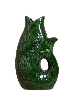 CU I SEEYOU fish-design vase - Green