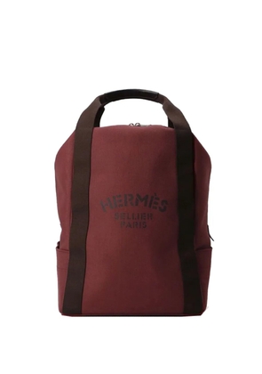 Hermès Pre-Owned 2023-2025 Nylon Groom School backpack - Red