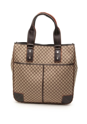 Celine Pre-Owned 2016 Macadam Canvas tote bag - Brown