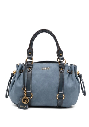 LIU JO logo-charm tote bag - Blue