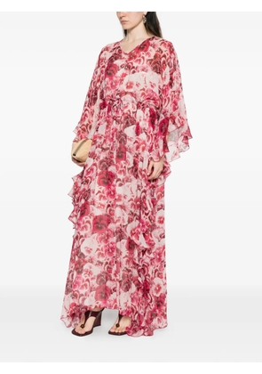 Giambattista Valli floral-pattern maxi dress - Pink