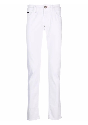 Philipp Plein super straight cut jeans - White