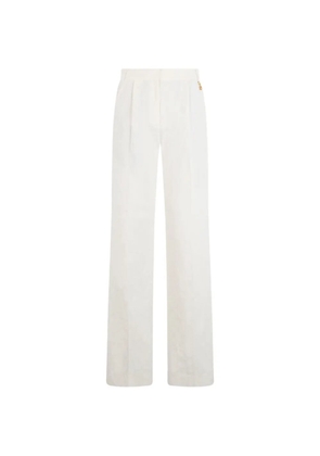 Roberto Cavalli pleated trousers - White