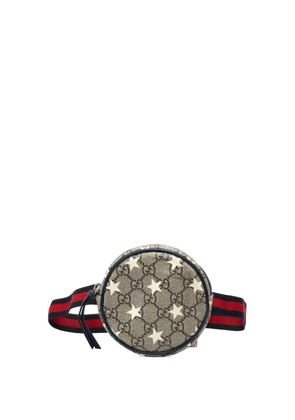 Gucci Pre-Owned 2016-2025 Kids GG Supreme Stars Web belt bag - Brown