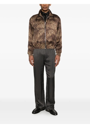 Ernest W. Baker animal-print zip-fastening jacket - Neutrals