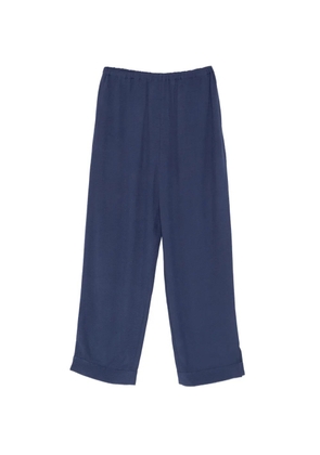 Emporio Armani elasticated-waistband trousers - Blue