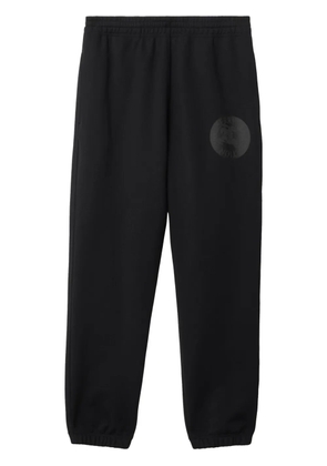 Burberry Equestrian Knight-print track pants - Black