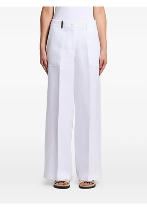 Peserico patch-pocket palazzo pants - White