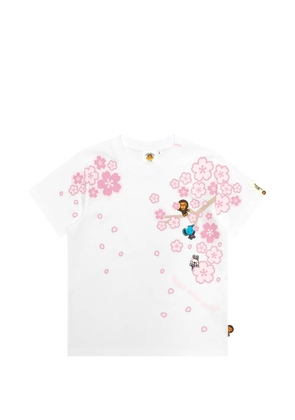 *BABY MILO® STORE BY *A BATHING APE® floral-print T-shirt - White