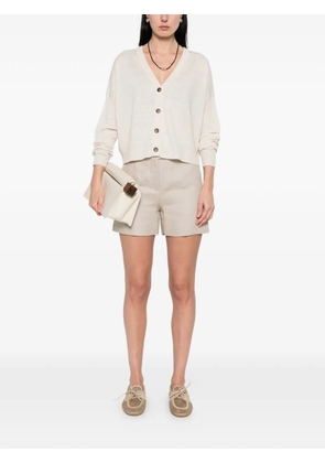 base button cardigan - Neutrals