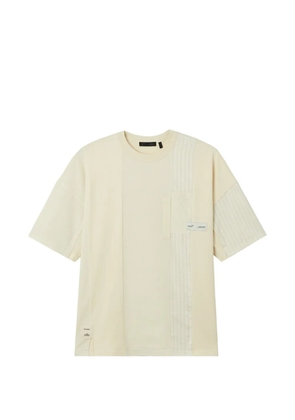 FIVE CM patchwork pocket t-shirt - Neutrals
