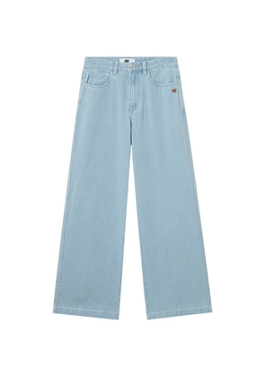 CHOCOOLATE wide-leg five-pockets jeans - Blue