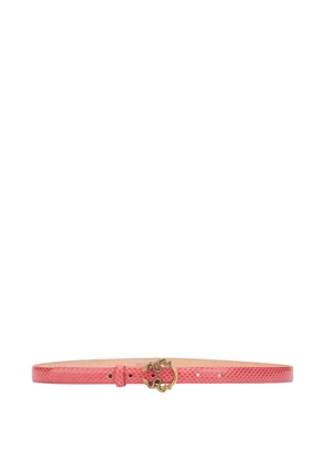 Roberto Cavalli snake-buckle belt - Pink