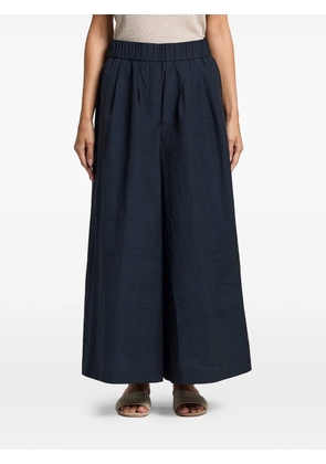 Peserico elasticated palazzo pants - Blue