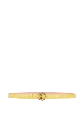 Roberto Cavalli snake-buckle belt - Yellow