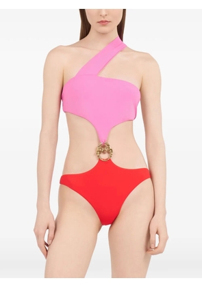 Roberto Cavalli ring-detail swimsuit - Pink