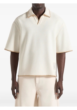 Manière De Voir Lenny whipstitch T-shirt - Neutrals