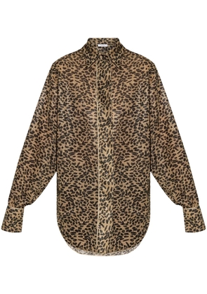 Oséree Leopard-print shirt - Brown