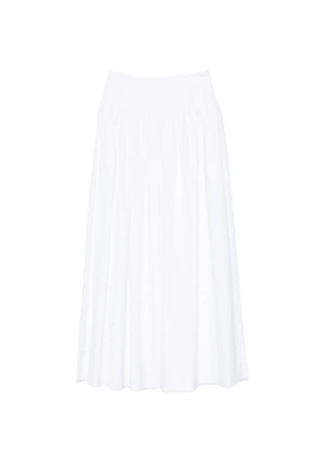 Lardini gathered maxi skirt - White