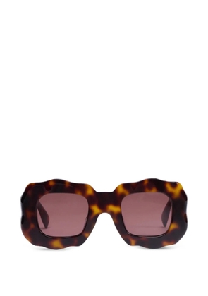 Viktor & Rolf logo-detail sunglasses - Brown