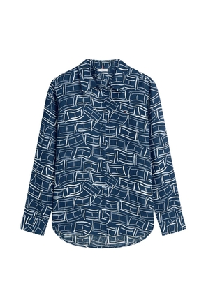 Tommy Hilfiger patterned buttoned shirt - Blue