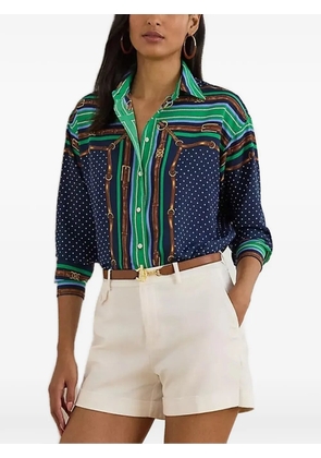 Lauren Ralph Lauren polka-dot print shirt - Blue