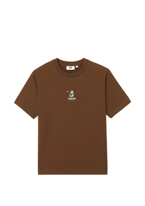 CHOCOOLATE abacate print T-shirt - Brown