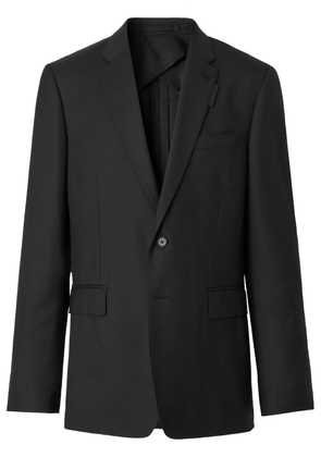 Burberry slim-fit wool tailored suit jacket - Black