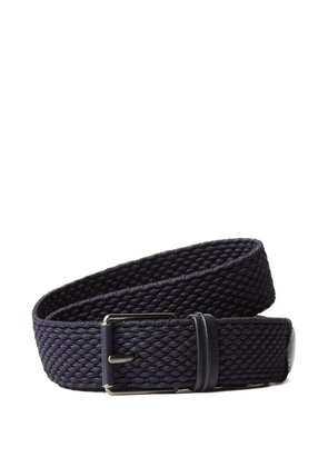 Zegna rayon weave belt - Blue