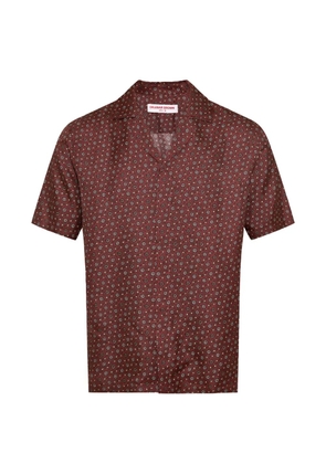 Orlebar Brown Maitan floral-print shirt - Red