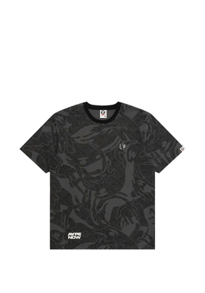 AAPE BY *A BATHING APE® camouflage-print T-shirt - Black