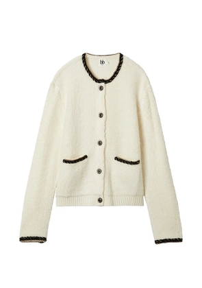 b+ab round-neck cardigan - Neutrals
