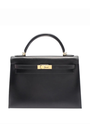 Hermès Pre-Owned 2002 Box Calf Kelly II Sellier 32 satchel - Black