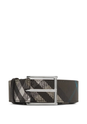 Burberry checked belt - Black
