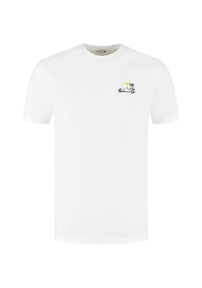 Jacob Cohën Costina embroidered T-shirt - White