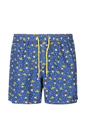 MC2 Saint Barth submarine watch swim shorts - Blue