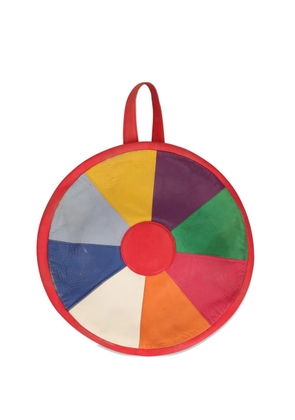 Gucci Pre-Owned panelled leather shoulder bag - Red