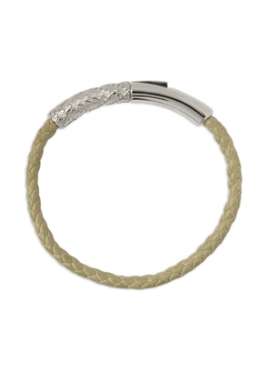 Burberry check leather bracelet - Neutrals