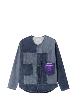 aftermaths patchwork jacket - Blue