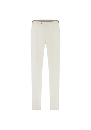 Berwich buckle tailored trousers - White