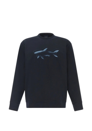 Paul & Shark shark print sweatshirt - Blue
