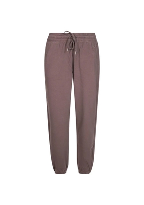 Sun68 drawstring cotton track pants - Brown