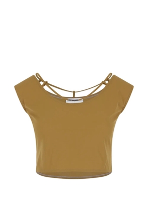 Niccolò Pasqualetti cut-out top - Neutrals