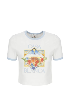 Casablanca graphic-print T-shirt - White
